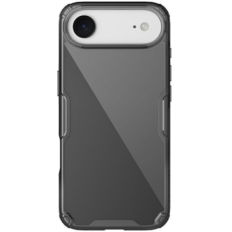 Фото TPU чехол Nillkin Nature Pro Series для Apple iPhone 17 Air (6.5") (Черный (прозрачный)) в магазине vchehle.ua