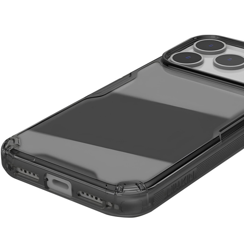 Купити TPU чохол Nillkin Nature Pro Series на Apple iPhone 17 Pro Max (6.9") (Чорний (прозорий)) на vchehle.ua