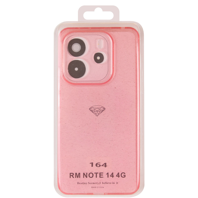 Фото TPU чохол Nova на Xiaomi Redmi Note 14 4G (Europe version) (Pink) в маназині vchehle.ua