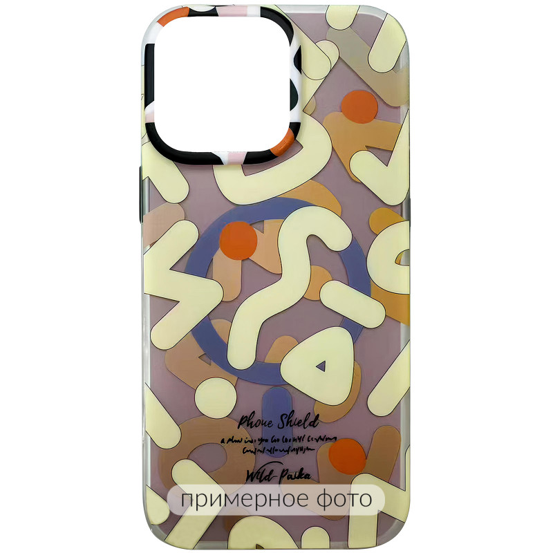 TPU чехол Pastel Chaos with Magnetic Safe на Apple iPhone 17 (6.3") (Biege)