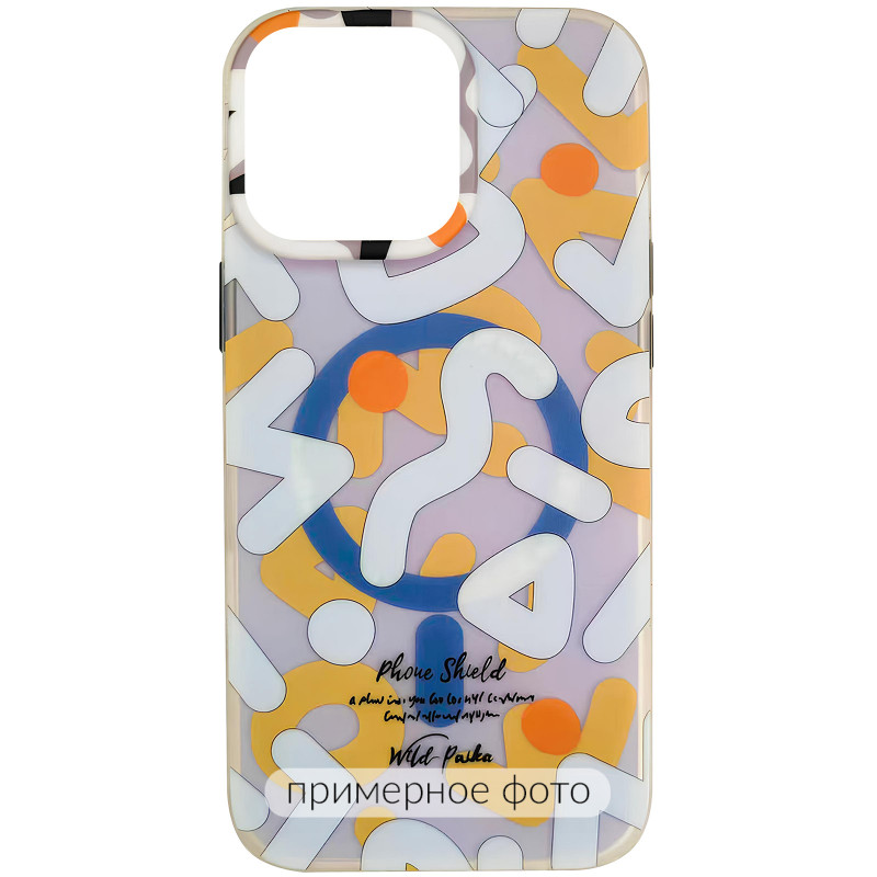 TPU чехол Pastel Chaos with Magnetic Safe на Apple iPhone 17 (6.3") (White)