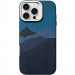 TPU чехол Pixel Craft with Magnetic Safe для Apple iPhone 16 Pro (6.3") (Mountain Blue)