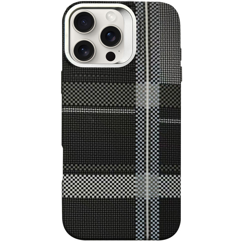 TPU чехол Pixel Craft with Magnetic Safe для Apple iPhone 16 Pro (6.3") (Urban Plaid)