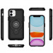 Фото TPU+Textured PC Magnet для Apple iPhone 11 / XR (6.1") (Black) в магазине vchehle.ua