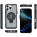Купить TPU+Textured PC Magnet для Apple iPhone 16 Pro Max (6.9") (Grey) на vchehle.ua
