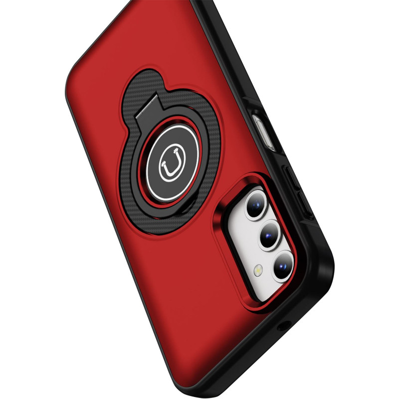 TPU+Textured PC Magnet для Samsung Galaxy A16 4G/5G (Red) в магазине vchehle.ua