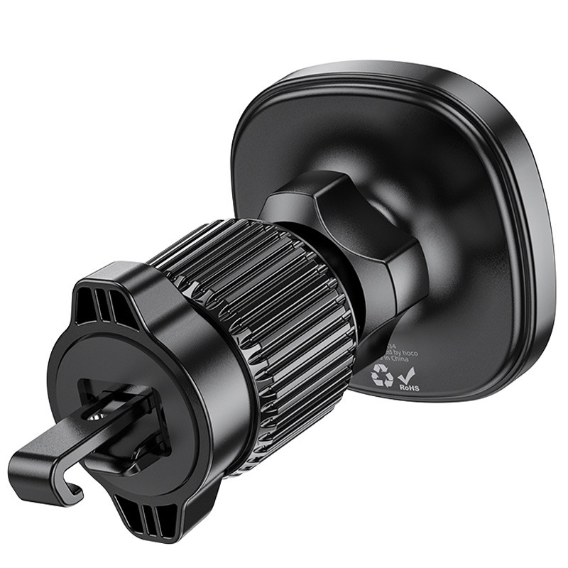 Фото Уцінка Автотримач Hoco H34 Cheeatag magnetic ring (air outlet) (Розкрита упаковка / Black) в маназині vchehle.ua