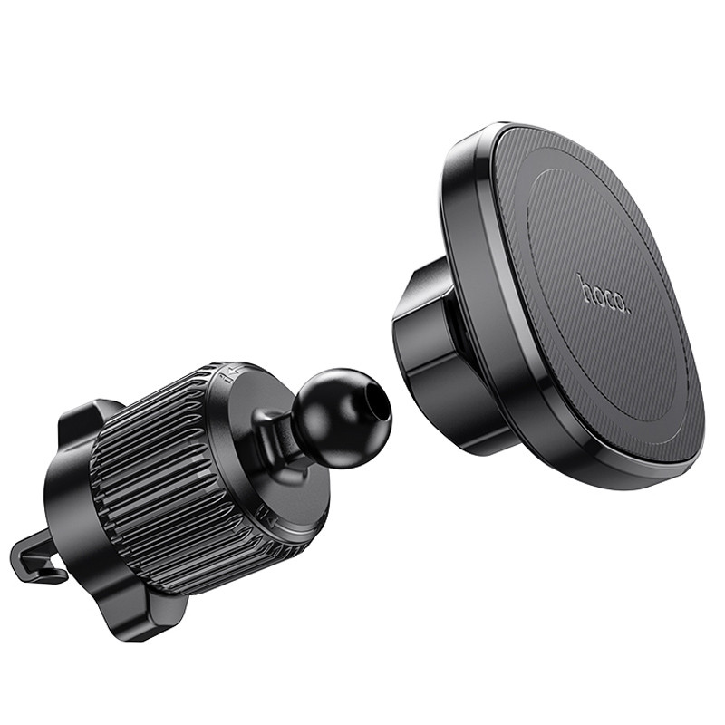 Купити Уцінка Автотримач Hoco H34 Cheeatag magnetic ring (air outlet) (Розкрита упаковка / Black) на vchehle.ua