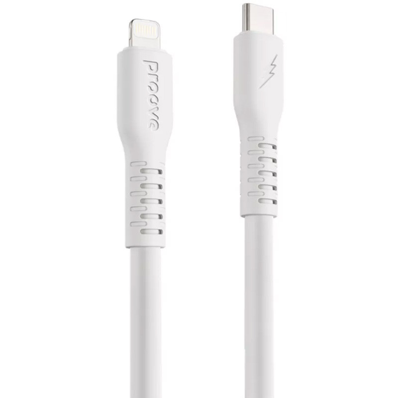 Уцінка Дата кабель Proove Eternal Type-C to Lightning 27W (1m) (Розкрита упаковка / White)