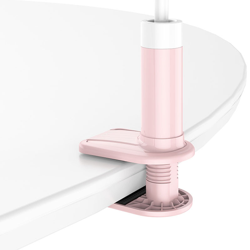 Купити Уцінка Тримач настільний Hoco PH23 Balu (Розкрита упаковка / Pink white) на vchehle.ua
