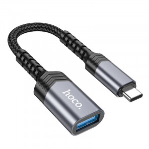 Уценка Переходник Hoco UA24 Type-C male to USB female 3.0