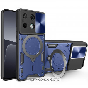 Ударопрочный чехол Bracket case with Magnetic для Xiaomi Redmi 15C (EU)