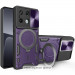 Удароміцний чохол Bracket case with Magnetic на Xiaomi Redmi 15C (Europe version) (Purple)