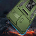 Фото Ударопрочный чехол Camshield Army Ring для Xiaomi 14T Pro (Оливковый / Army Green) на vchehle.ua