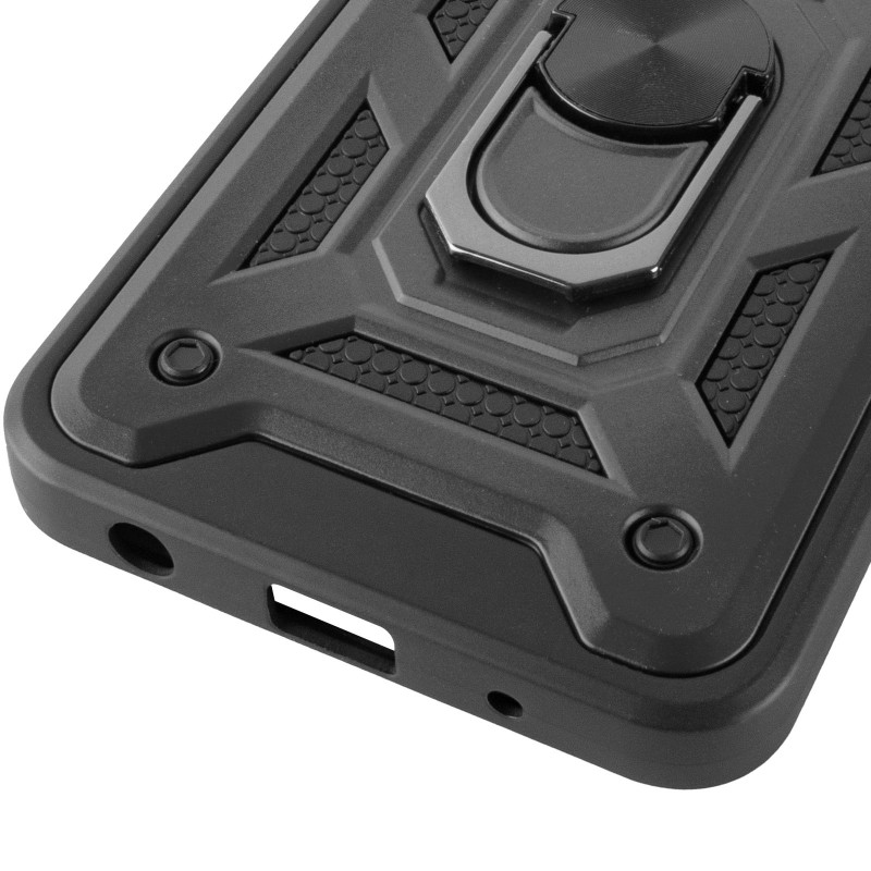 Замовити Ударостійкий чохол Camshield Serge Ring на Xiaomi Redmi A5 / Poco C71 (Чорний) на vchehle.ua
