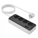 Фото Удлинитель Hoco AC22 Sunlight (PD30W/1C/3A/4xSocket) (3m) (Black) в магазине vchehle.ua