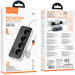 Удлинитель Hoco AC22 Sunlight (PD30W/1C/3A/4xSocket) (3m) (Black) в магазине vchehle.ua