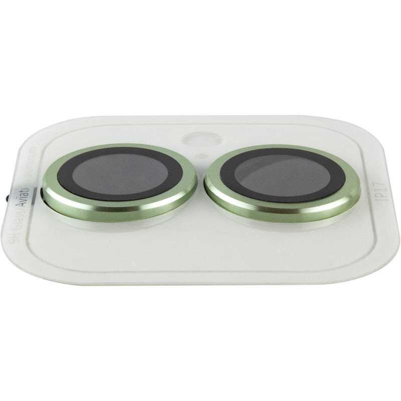 Фото Защитное стекло Metal Classic на камеру (в упак.) для Apple iPhone 17 (6.3") (Салатовый / Light Green) в магазине vchehle.ua