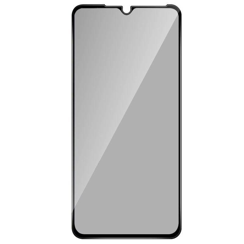 Фото Защитное стекло Privacy 5D (full glue) для Xiaomi Redmi 9 / Poco M3 / Note 9 4G / Redmi 9T (Черный) на vchehle.ua