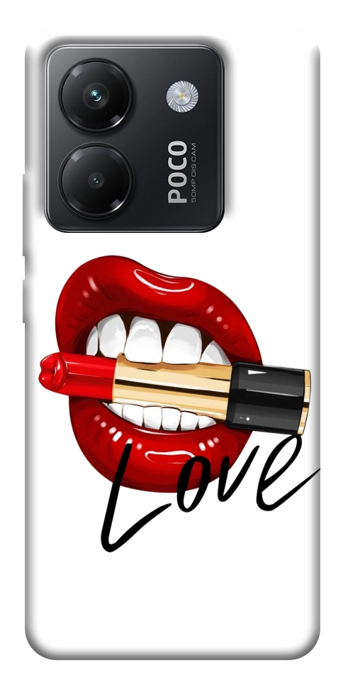 Чохол Червоні губи для Xiaomi Poco M7 Pro 5G