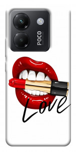 Чохол Червоні губи для Xiaomi Poco M7 Pro 5G