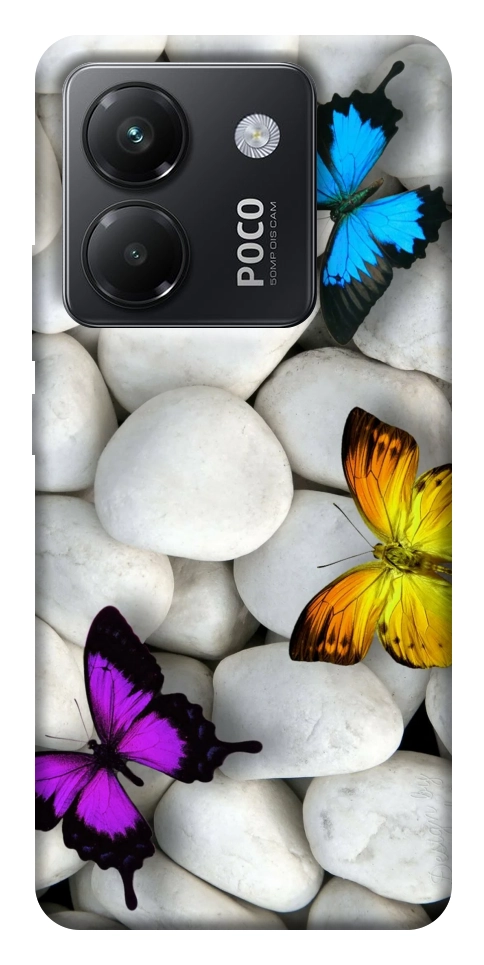 Чохол Butterflies для Xiaomi Poco M7 Pro 5G