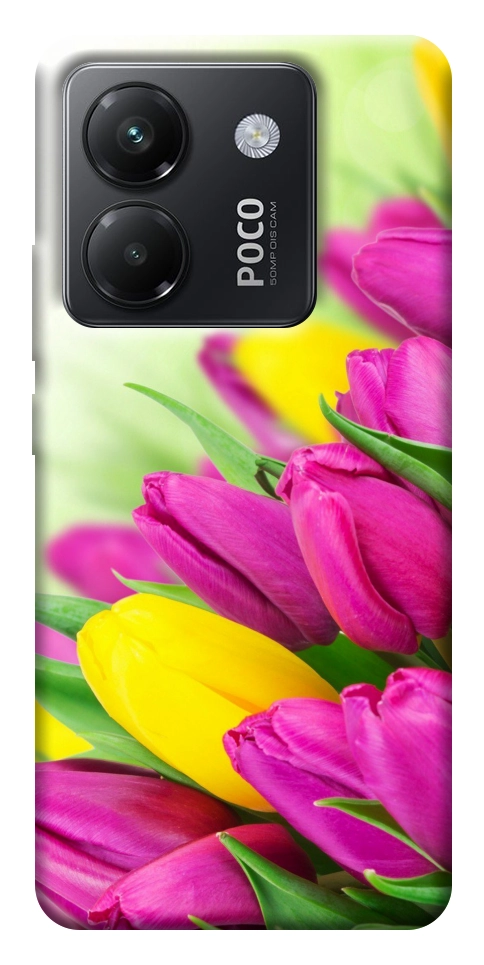 Чохол Барвисті тюльпани для Xiaomi Poco M7 Pro 5G