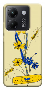 Чохол Українські квіточки для Xiaomi Poco M7 Pro 5G