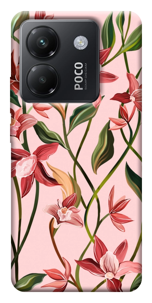 Чохол Floral motifs для Xiaomi Poco M7 Pro 5G