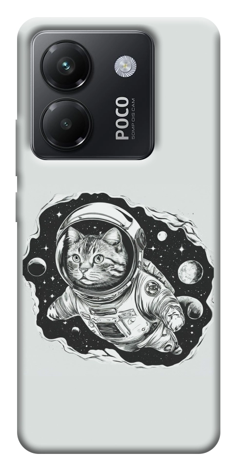 Чохол Кіт космонавт для Xiaomi Poco M7 Pro 5G