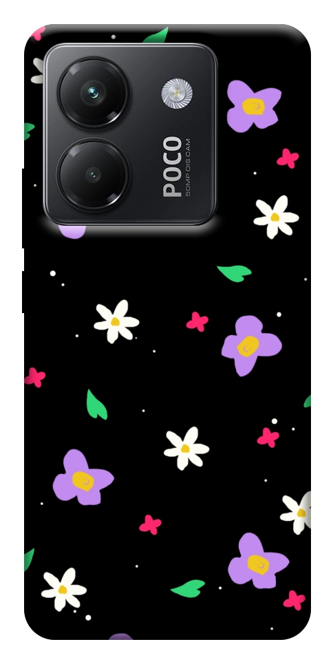 Чохол Квіти та пелюстки для Xiaomi Poco M7 Pro 5G