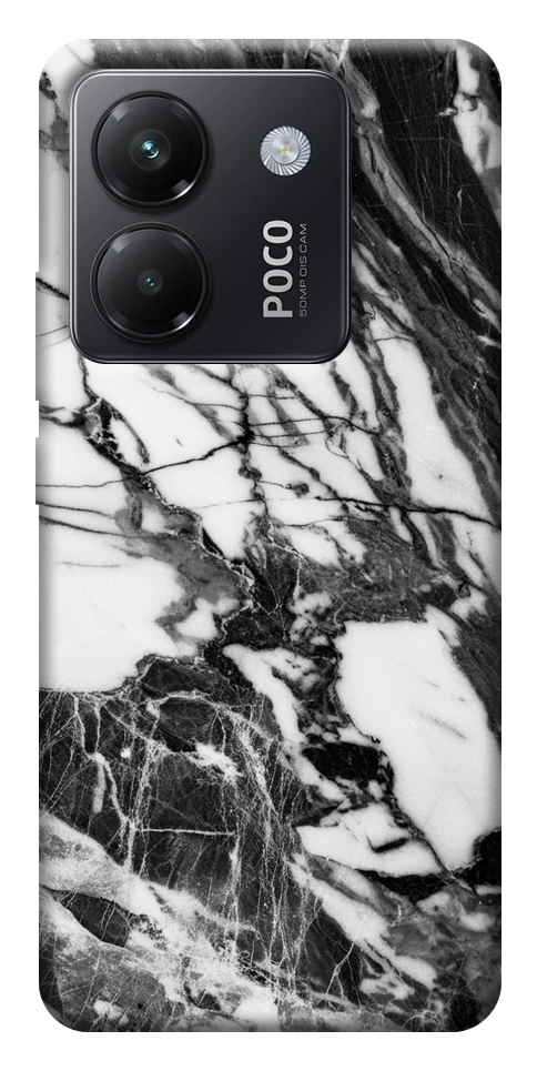 Чохол Calacatta black marble для Xiaomi Poco M7 Pro 5G