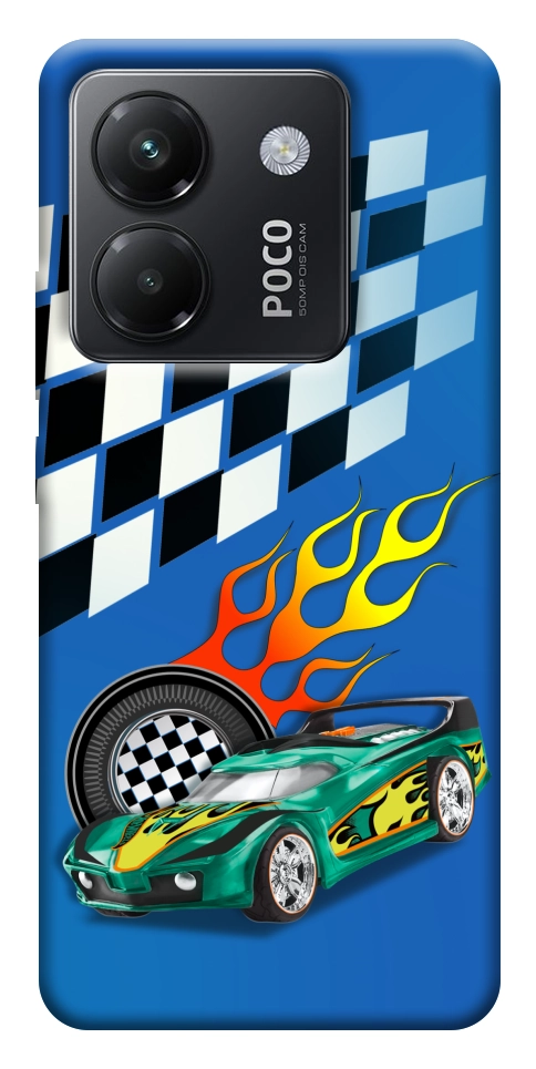 Чохол Гоночна машинка для Xiaomi Poco M7 Pro 5G