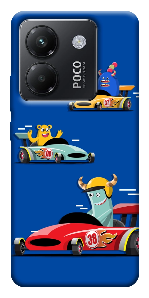 Чохол Монстри та машинки для Xiaomi Poco M7 Pro 5G