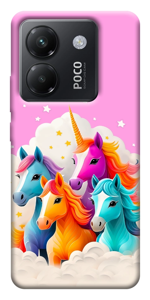 Чохол Поні у хмарах для Xiaomi Poco M7 Pro 5G