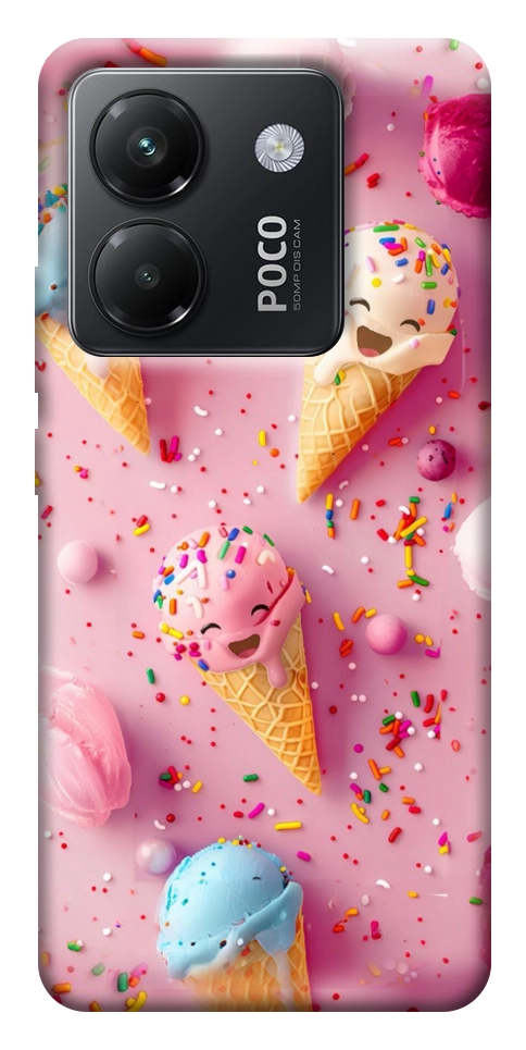 Чохол Веселе морозиво для Xiaomi Poco M7 Pro 5G