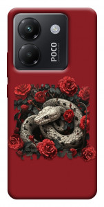 Чохол Roses snake для Xiaomi Poco M7 Pro 5G