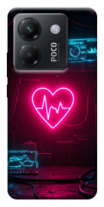 Чохол Neon heart для Xiaomi Poco M7 Pro 5G