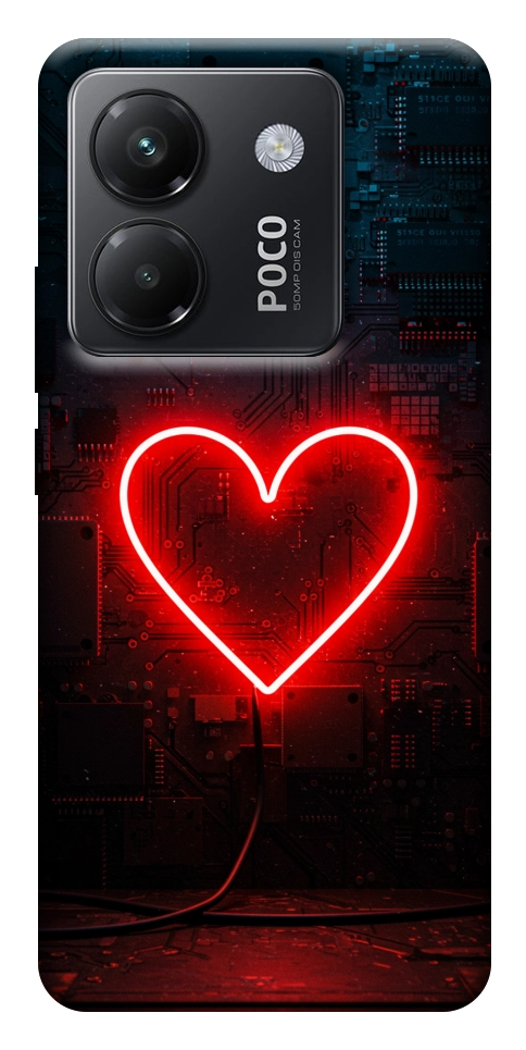 Чохол Яскраве серце для Xiaomi Poco M7 Pro 5G