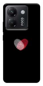 Чохол Fingerprint heart для Xiaomi Poco M7 Pro 5G