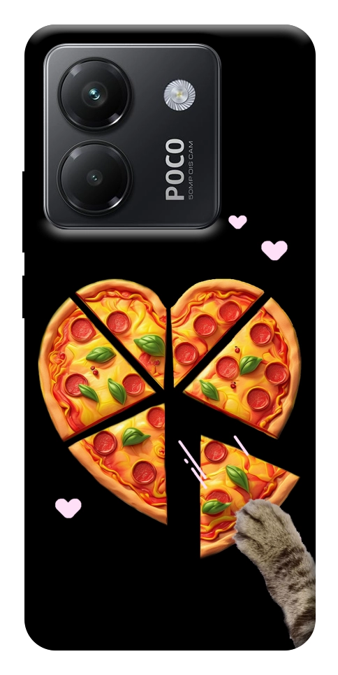 Чохол Pizza Love Cat для Xiaomi Poco M7 Pro 5G