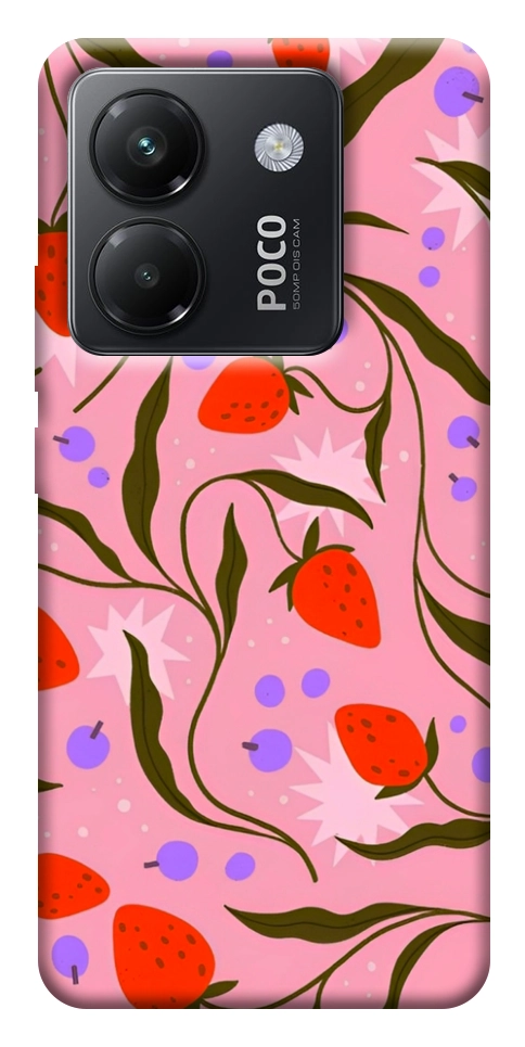 Чохол Strawberry pink для Xiaomi Poco M7 Pro 5G