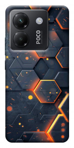 Чохол Burning hex pattern для Xiaomi Poco M7 Pro 5G