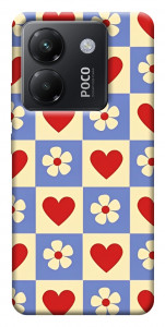 Чохол Серця-квіточки для Xiaomi Poco M7 Pro 5G
