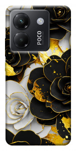 Чохол Flower black-white для Xiaomi Poco M7 Pro 5G