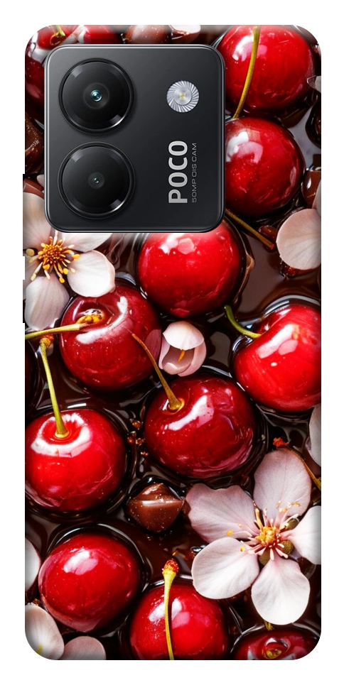 Чехол Черешня для Xiaomi Poco M7 Pro 5G