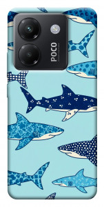 Чохол Shark pattern для Xiaomi Poco M7 Pro 5G
