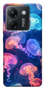 Чохол Neon jellyfishes для Xiaomi Poco M7 Pro 5G
