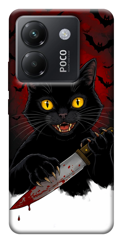Чохол Horror lucky cat для Xiaomi Poco M7 Pro 5G