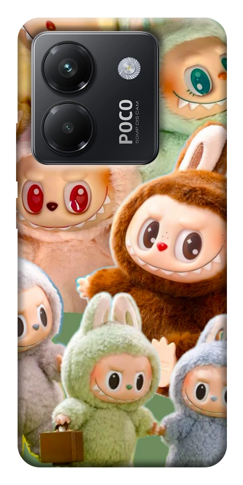 Чохол Labubu smile для Xiaomi Poco M7 Pro 5G
